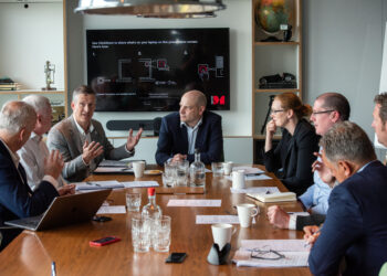 Delegates attend the Round Table - Simplifying the Retirement Conundrum - hosted by Corporate Adviser in central London. Photo by Michael Walter/Troika