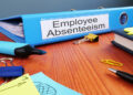 Employee Absenteeism is shown on the business photo using the text